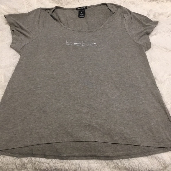 Bundle 4 New Bebe bling tops sz.3x - Picture 3 of 8